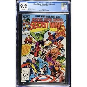 Marvel Super Heroes Secret Wars #1 (1984) CGC 9.2 white pages 105018
